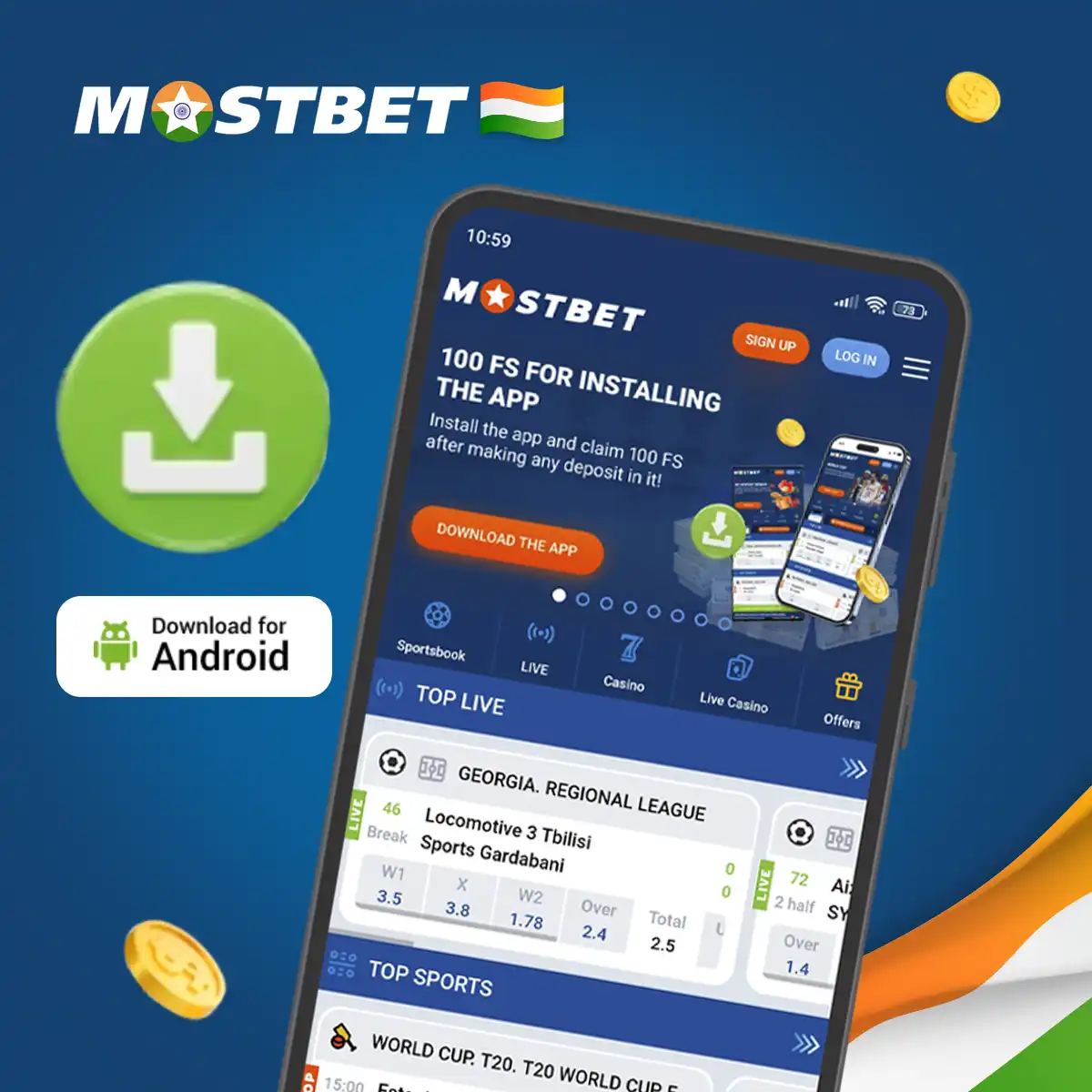 How to download and install Mostbet app on Android