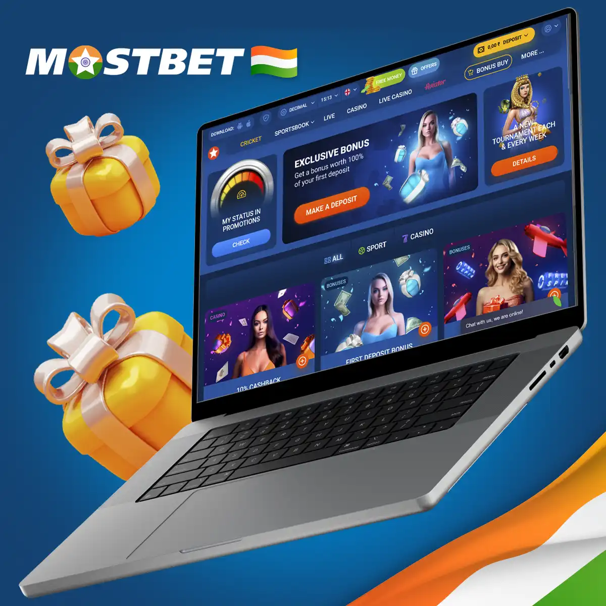 Bonuses and promotions offered by Mostbet