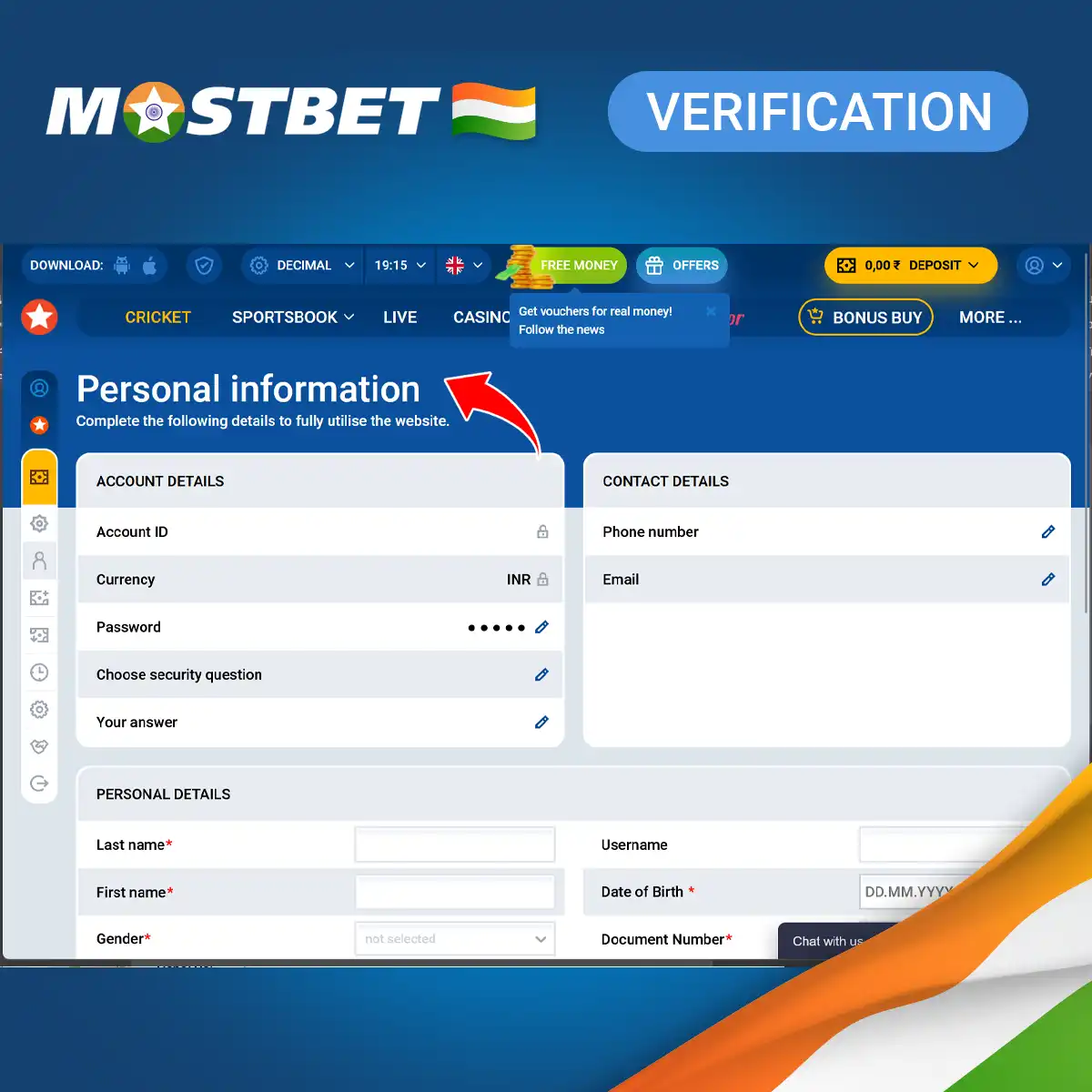 How to verify your Mostbet account