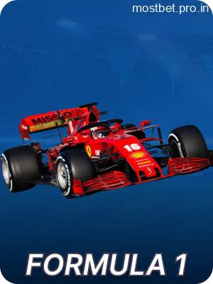 Formula 1 betting options available on Mostbet India