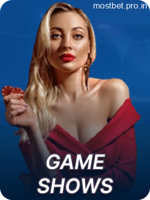 Game Shows available on Mostbet for players from India
